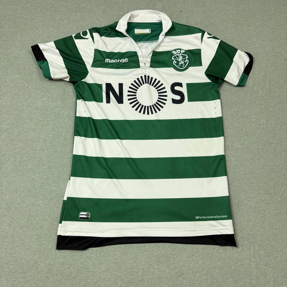 Sporting CP Special Home Jersey Macron Nos Super Bock Peyroteo Tribute Men Small